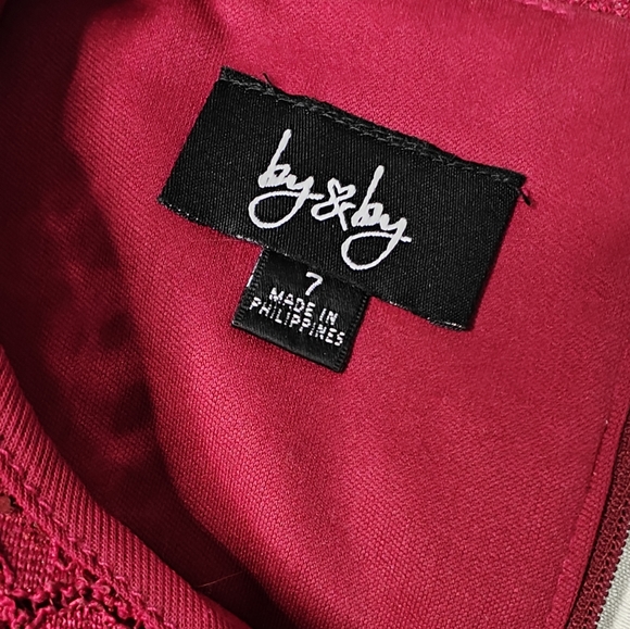 JcPenny By&By Wine Red Dress - Picture 4 of 6